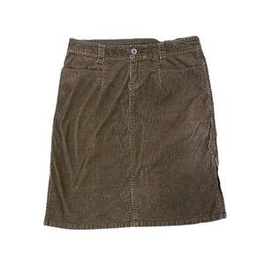 The North Face Brown Corduroy Skirt Size 2